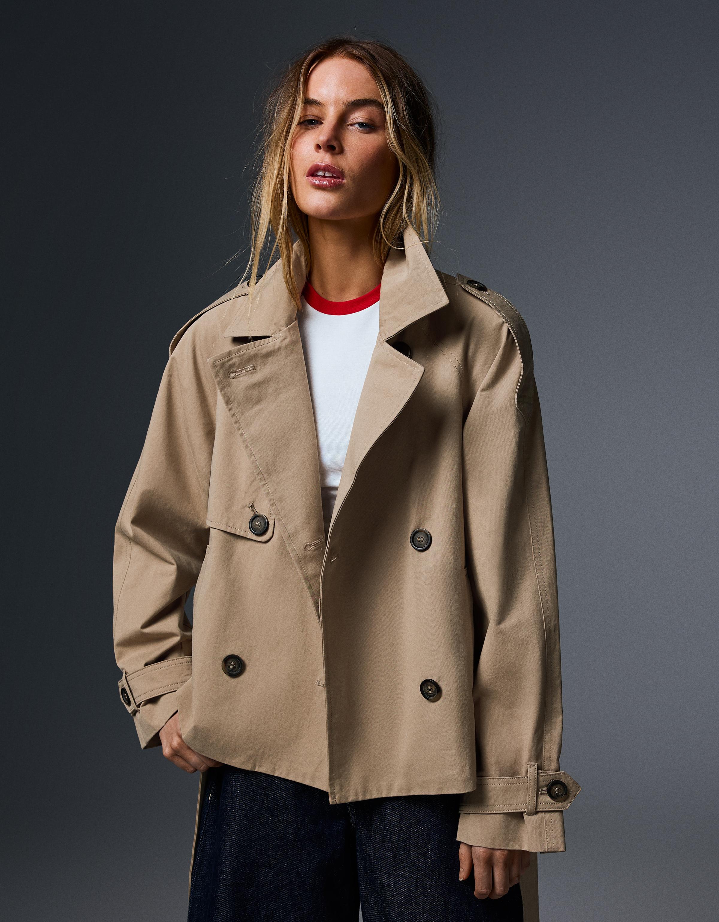 Trench jacket — Camel