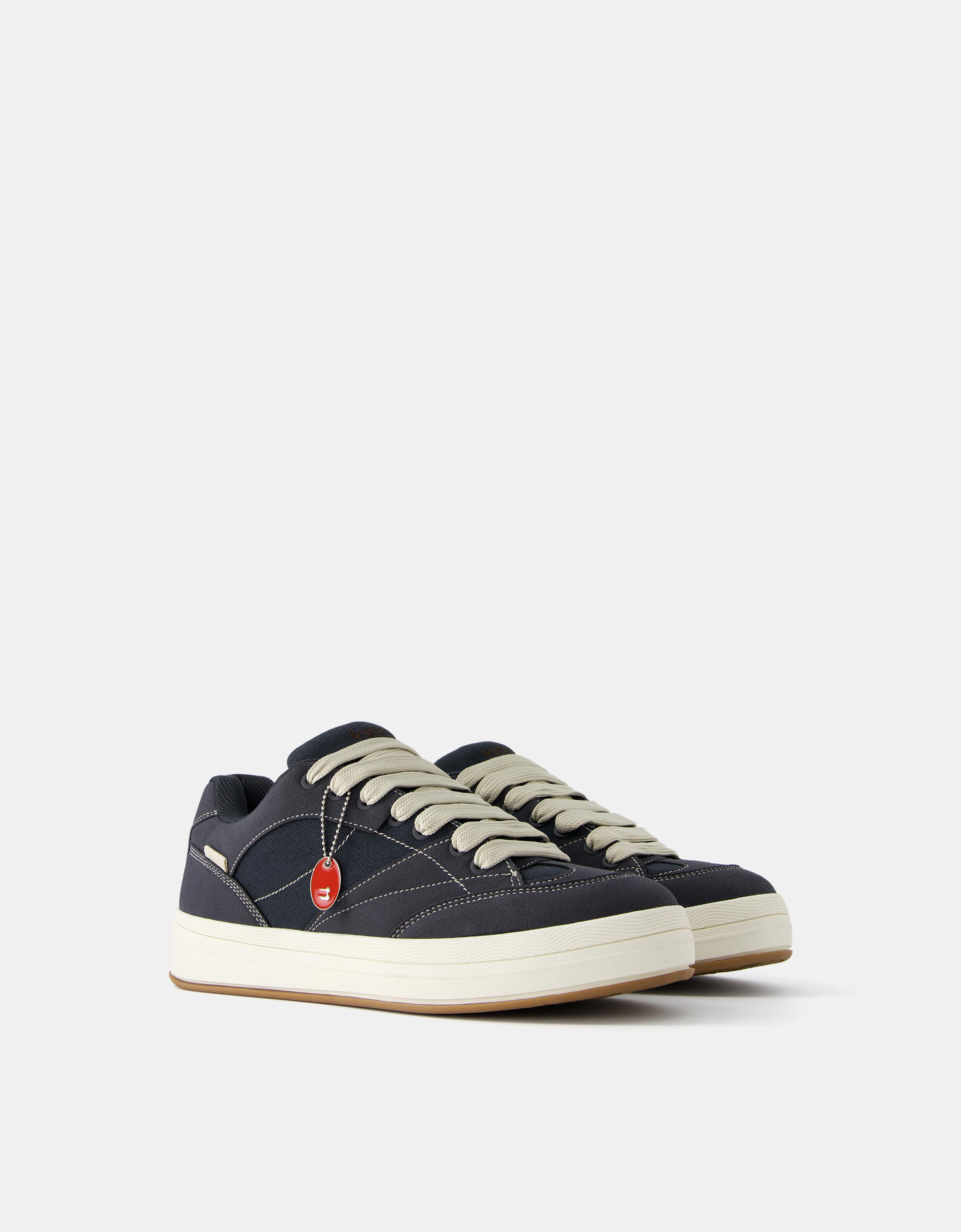 Bershka Herrensneaker Im Skate-Stil Herren 39 Blau