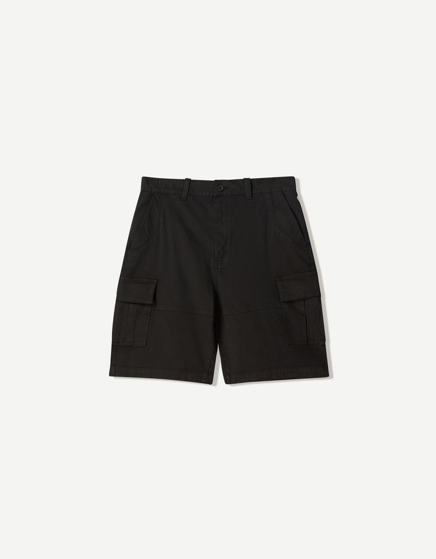 Bermuda cargo-Nero-3