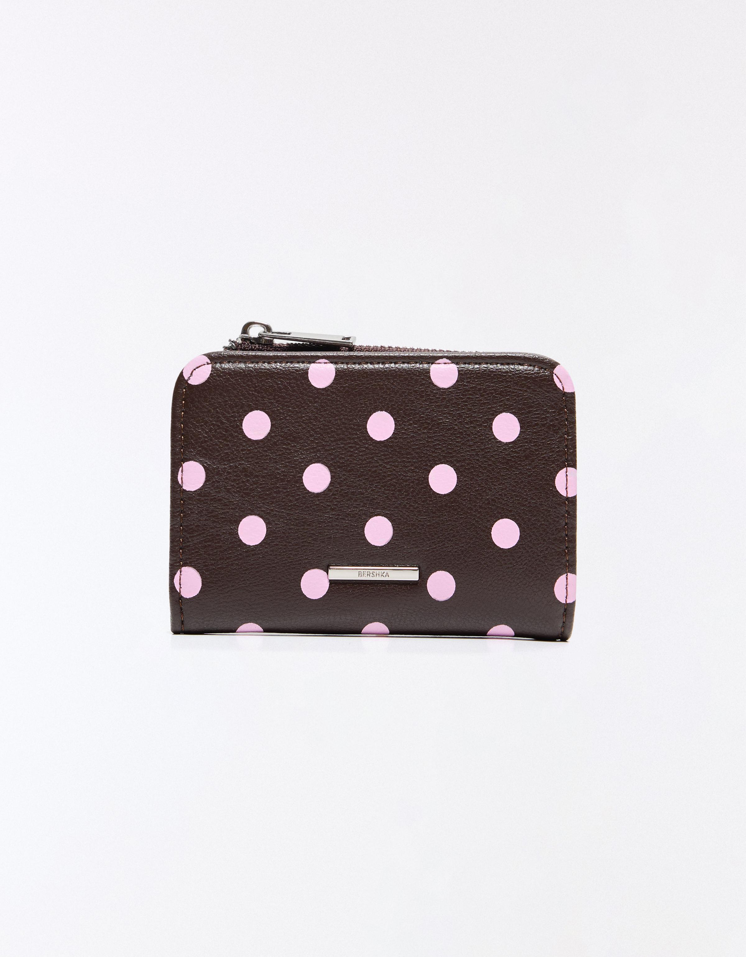 Polka dot purse — Brown