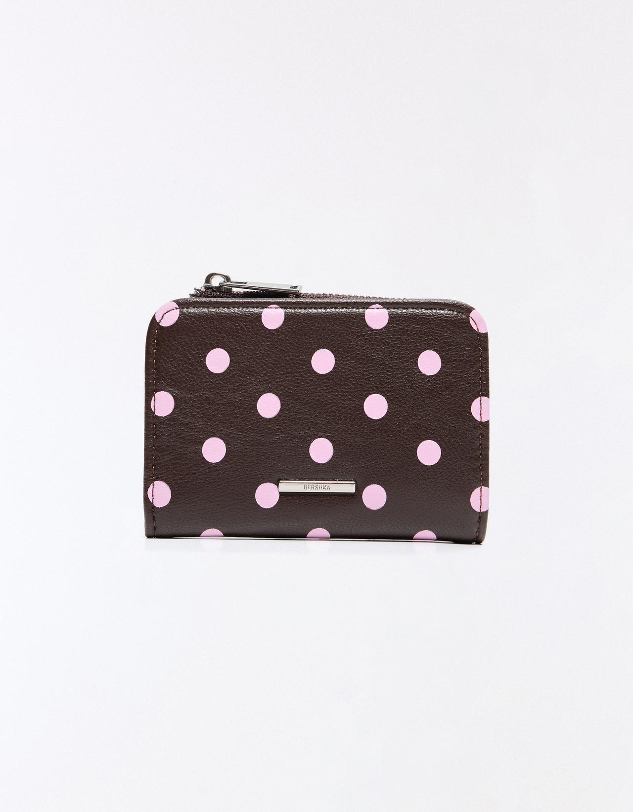 Polka dot purse — Brown