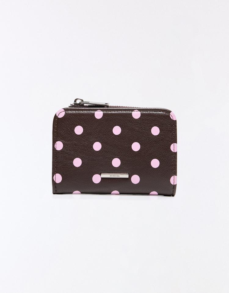 Polka dot purse — Brown