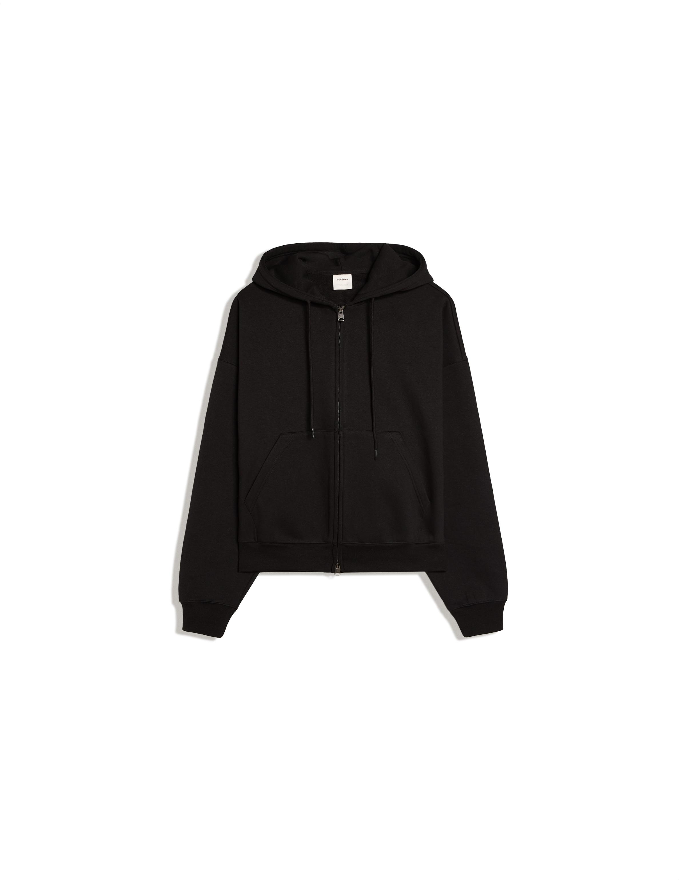 Zip-up hoodie — Black