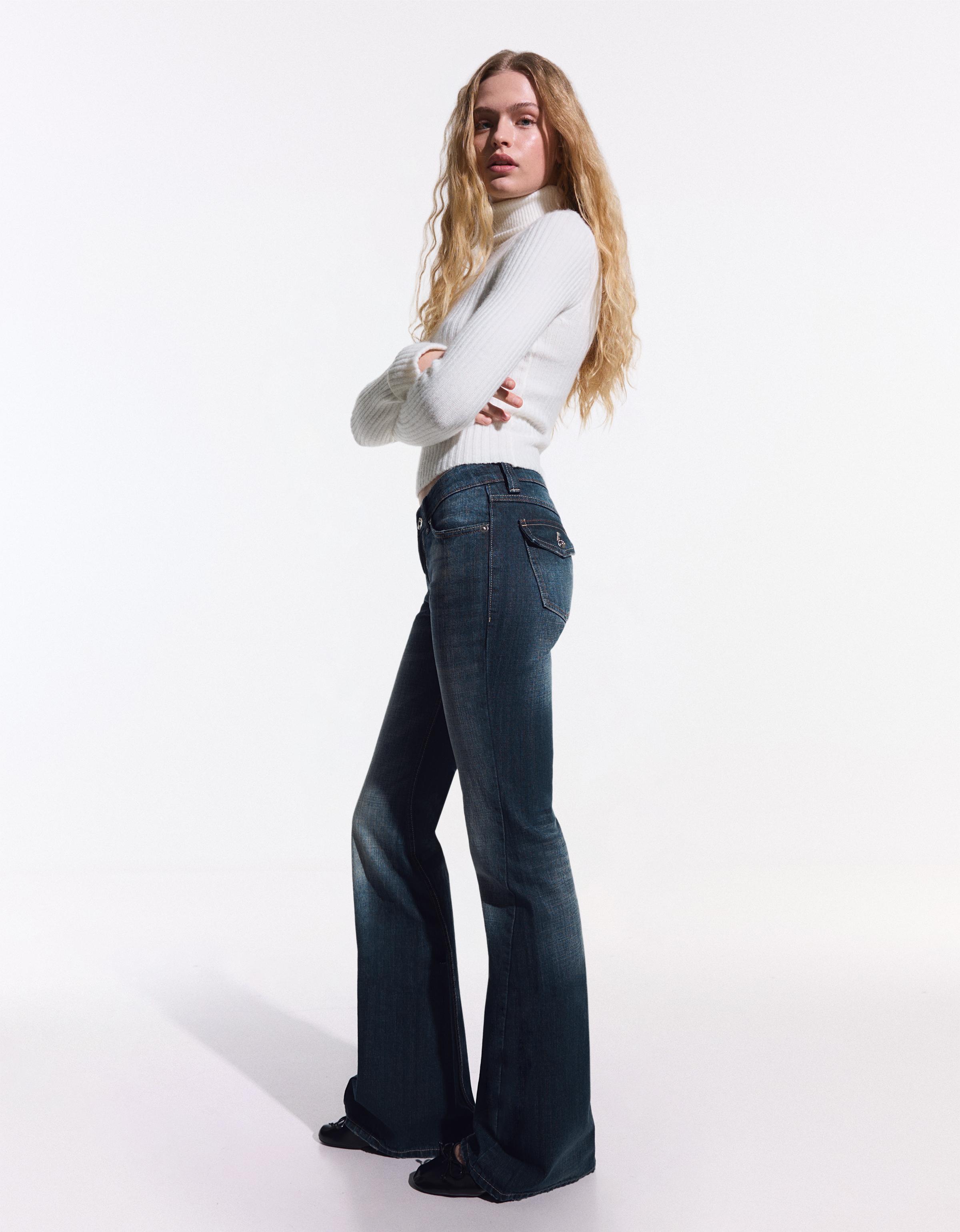 Düşük bel baggy fit çan jean - Görsel 42