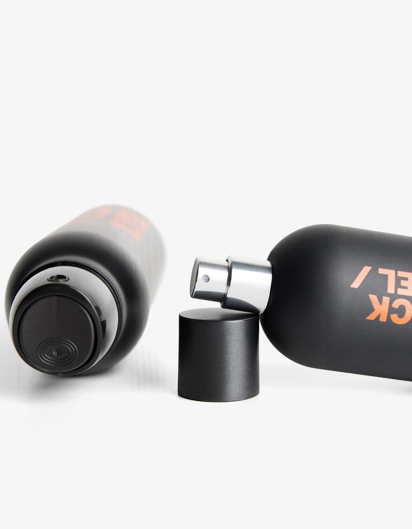 Black steel eau de toilette 50 ml & Deso 200 ml.-Negro