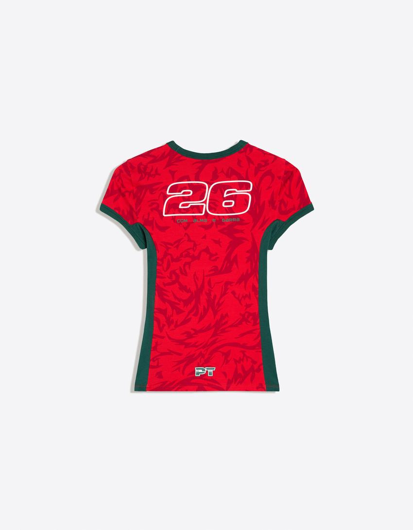 T-shirt col rond Portugal FIFA WORLD CUP™-Rouge