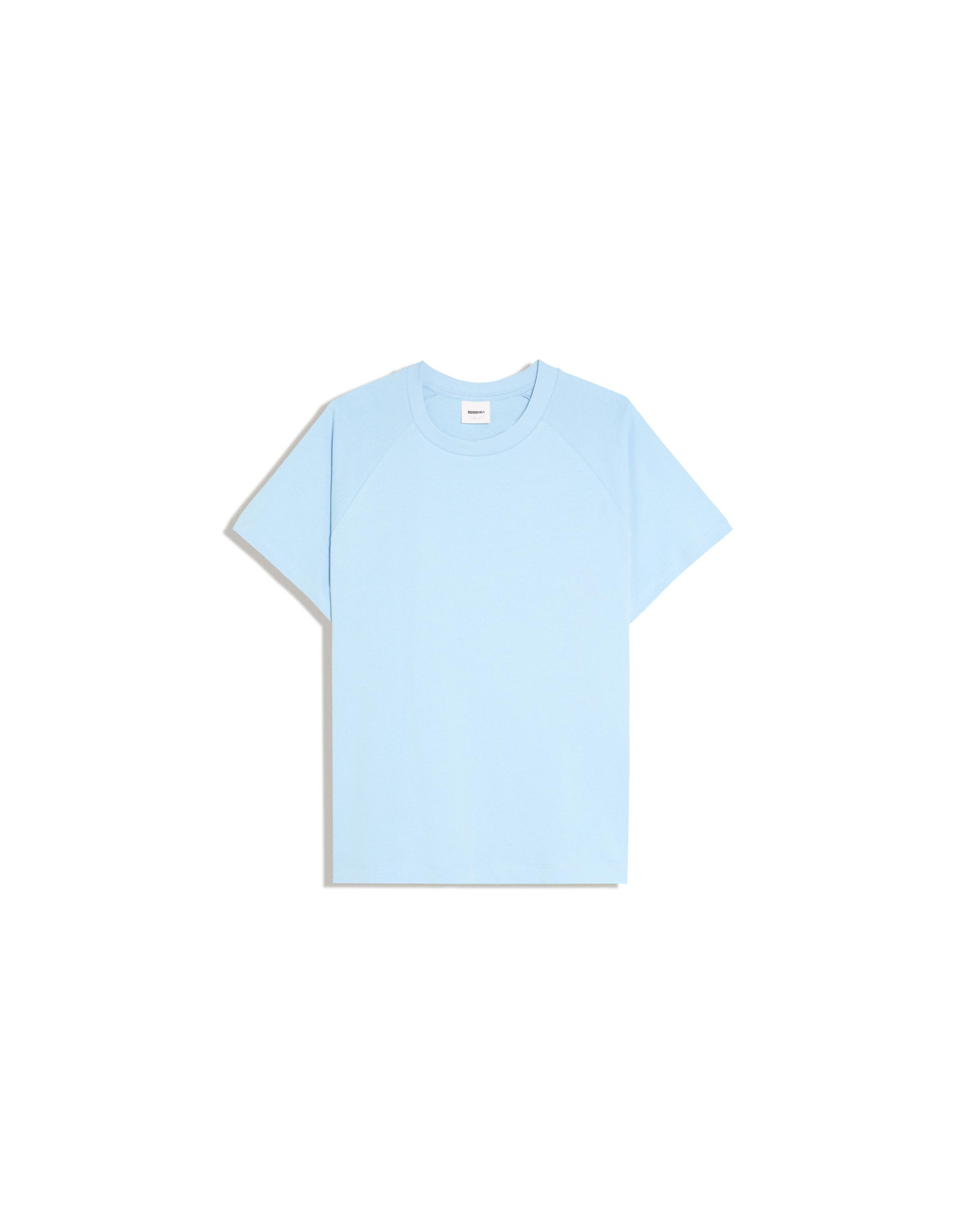 Raglan short sleeve T-shirt — Light blue