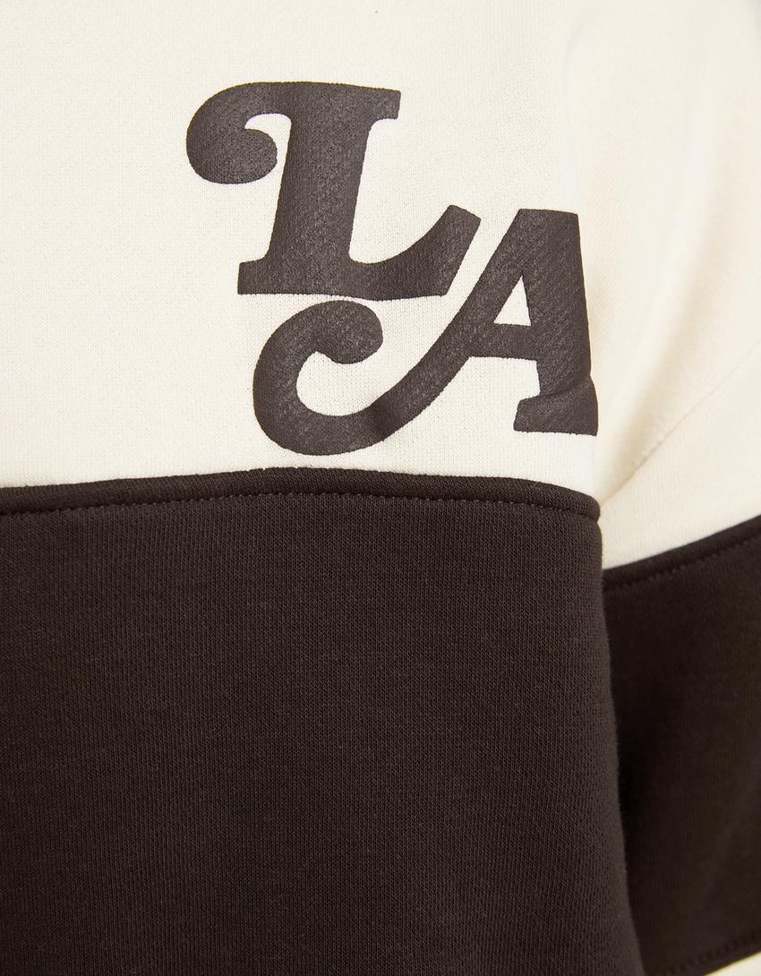 سويت شيرت برقبة عالية وسحّاب-أبيض مطفي-5