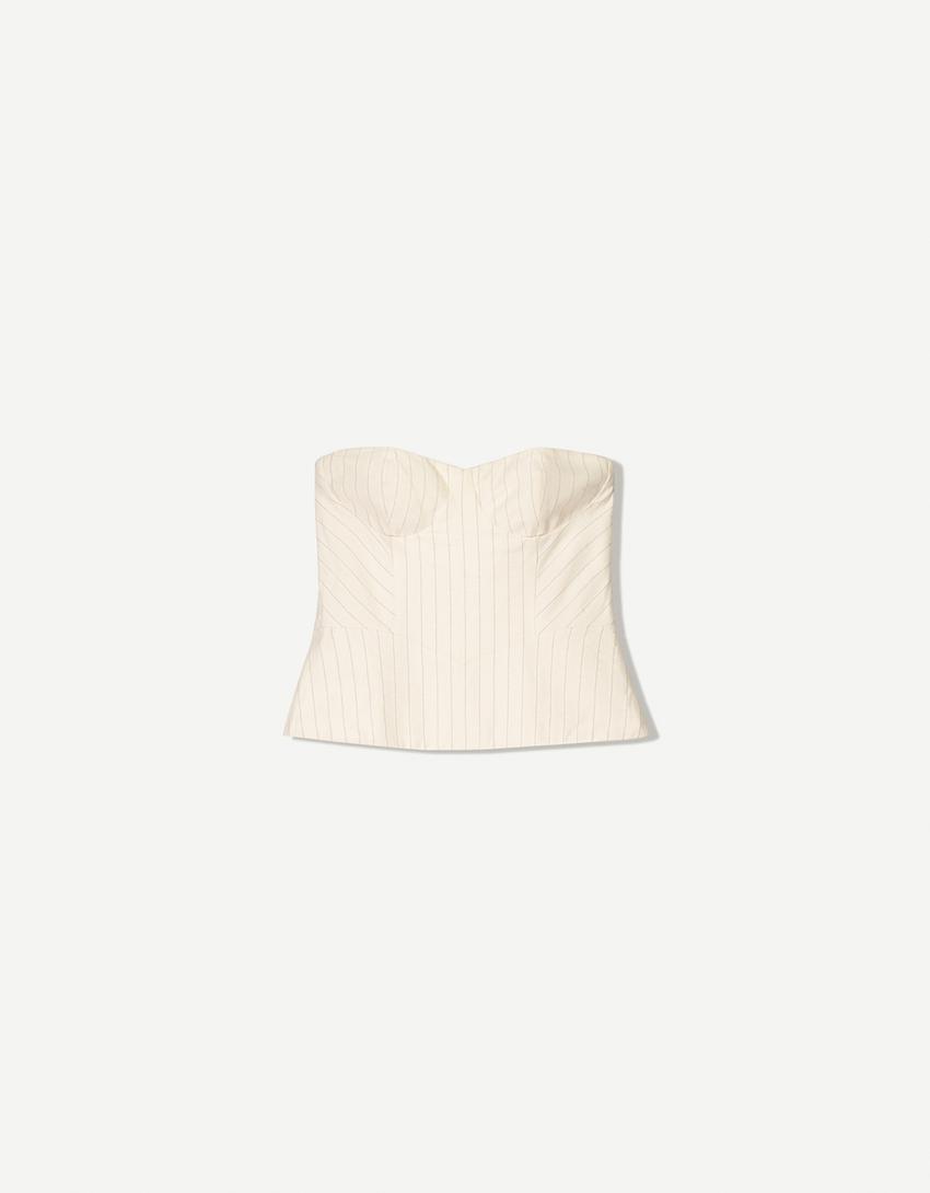 Top and capris set-White / Black-4