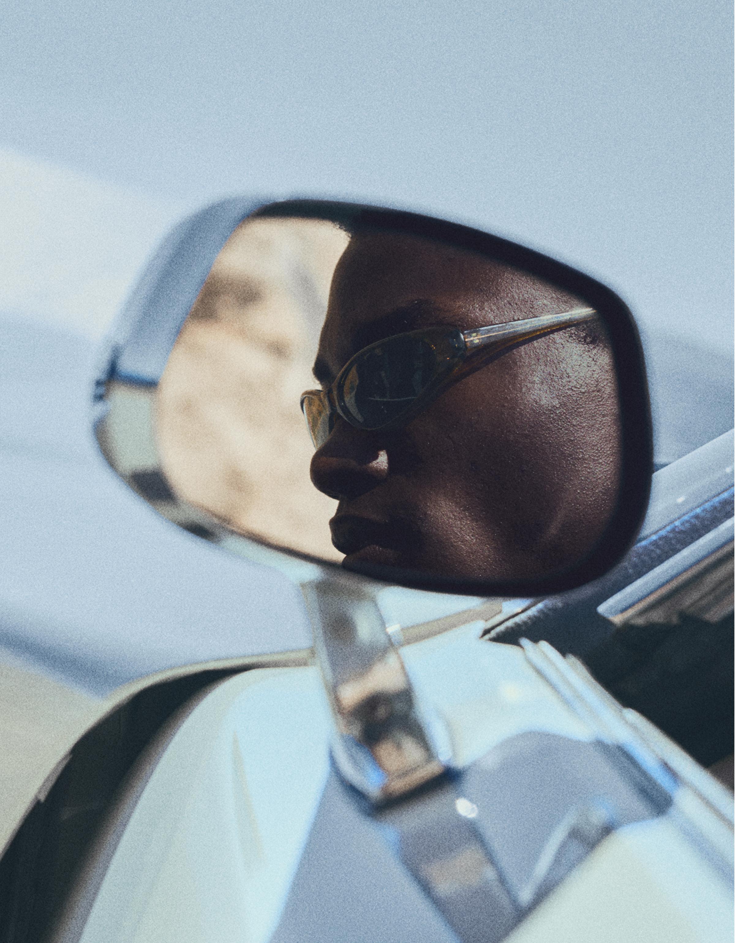 Oval sunglasses — Green