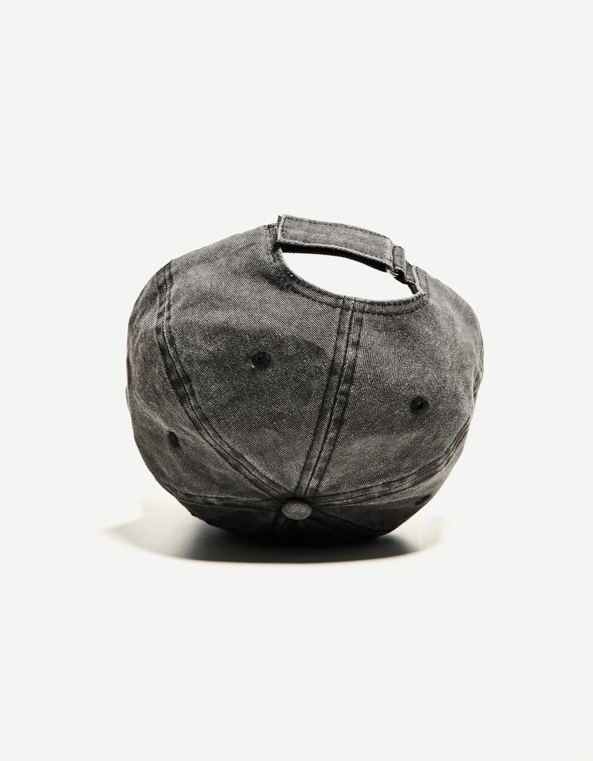 Casquette brodée-Gris-1