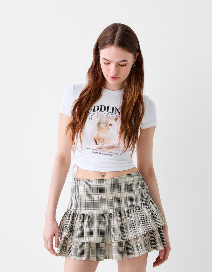 تنورة قصيرة بكشكش-بيج-1