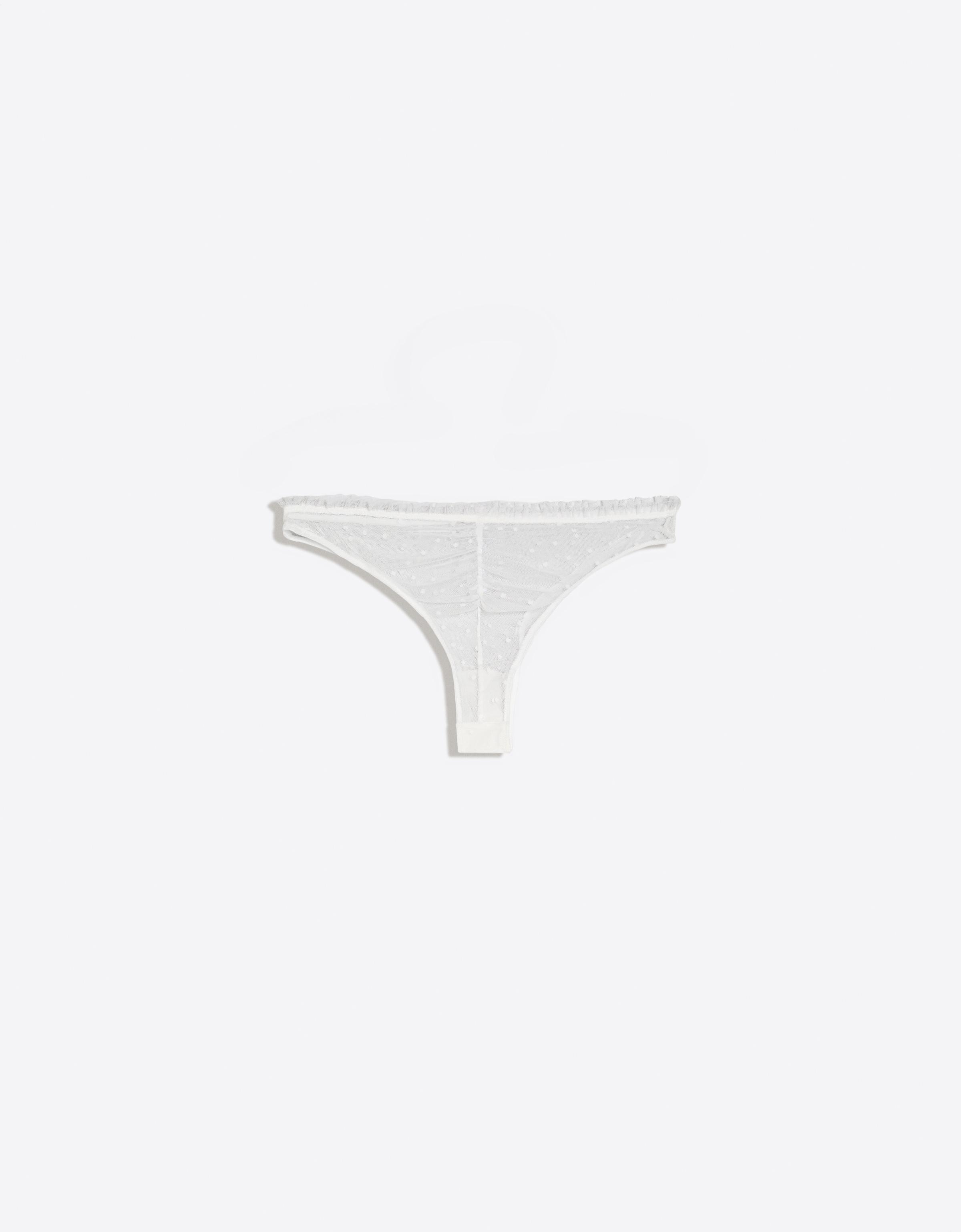 Dotted mesh briefs