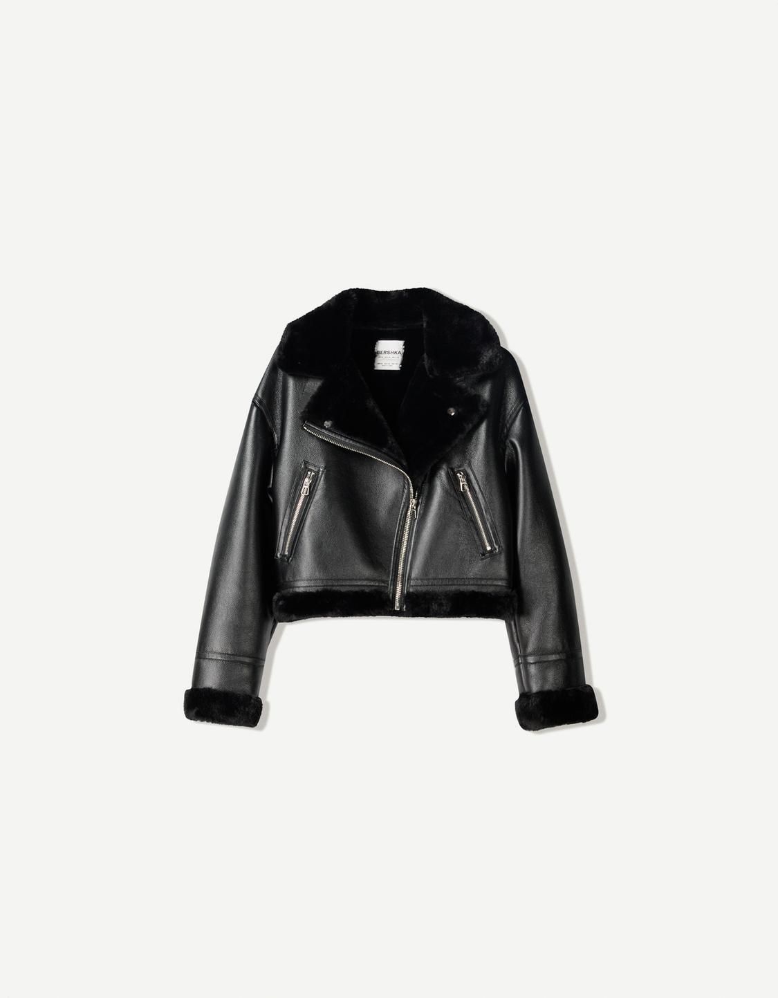 Cazadora biker doble faz
