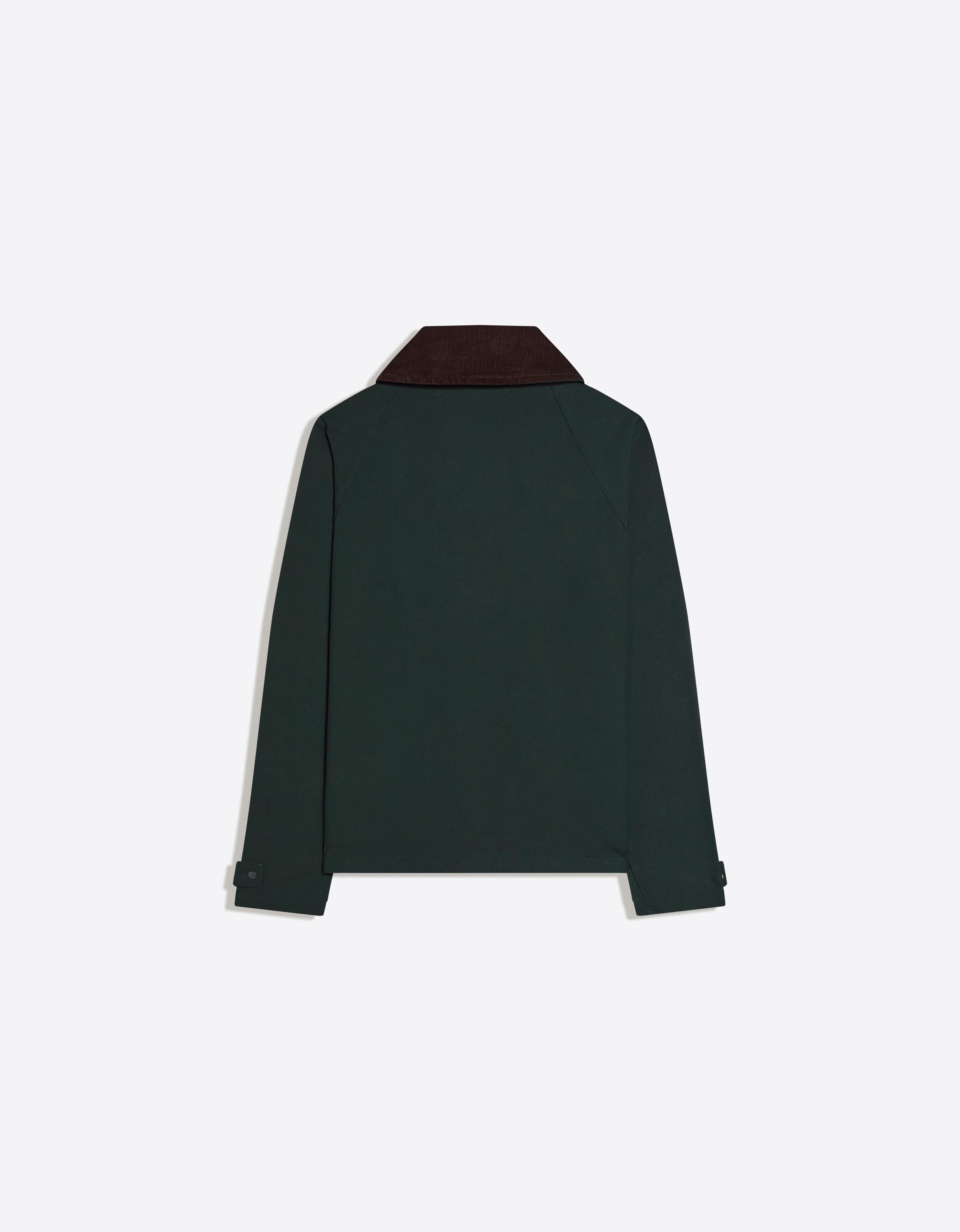 Rubberised corduroy jacket
