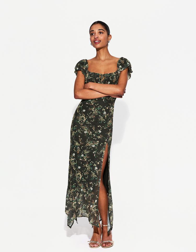 Tulle midi dress