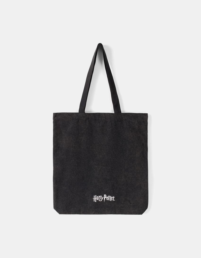 Sac cabas imprimé Harry Potter-Noir-4
