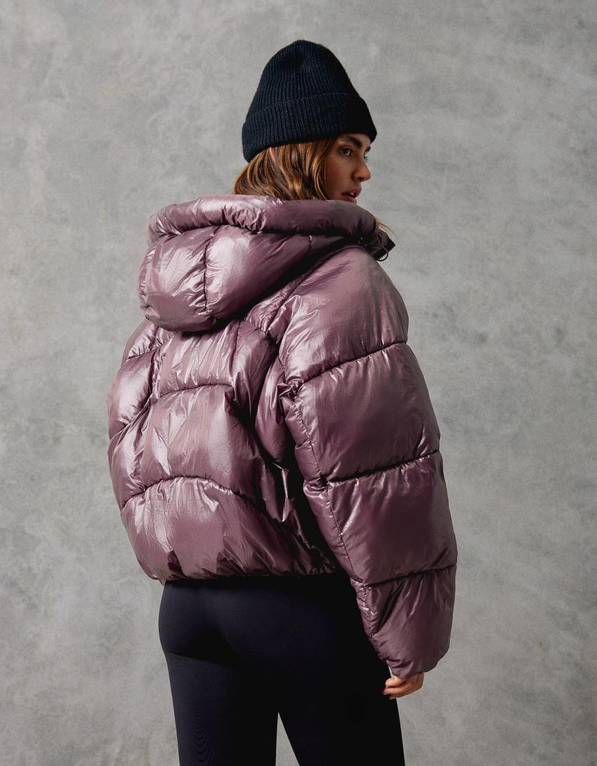 Puffer jacket-Violet