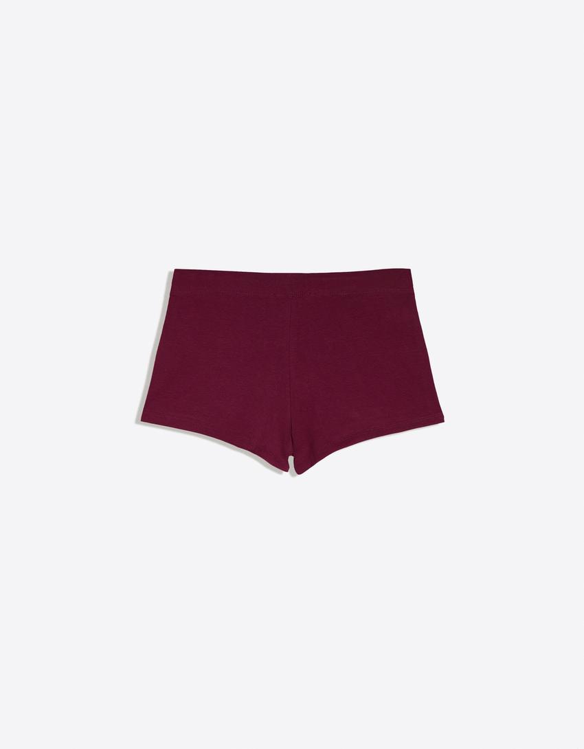 Mini sport shorts-Burgundy