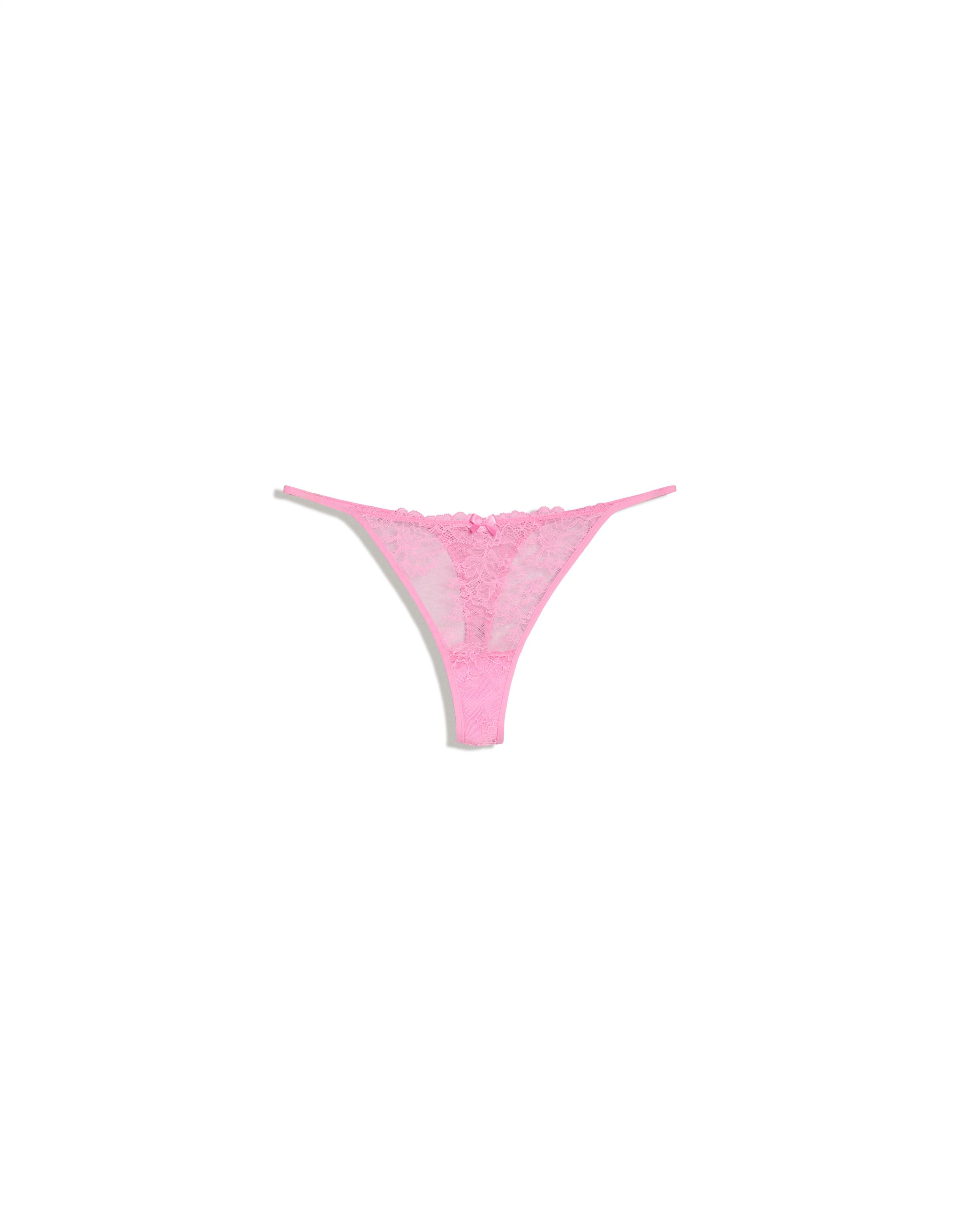 Lace thong