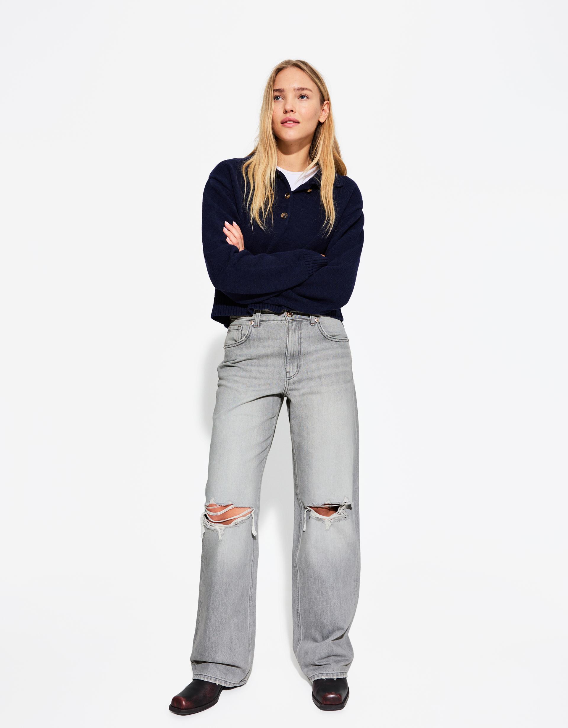 Strappati Excellent Jeans Strappati Mom Mom Jeans Jeans Strappati