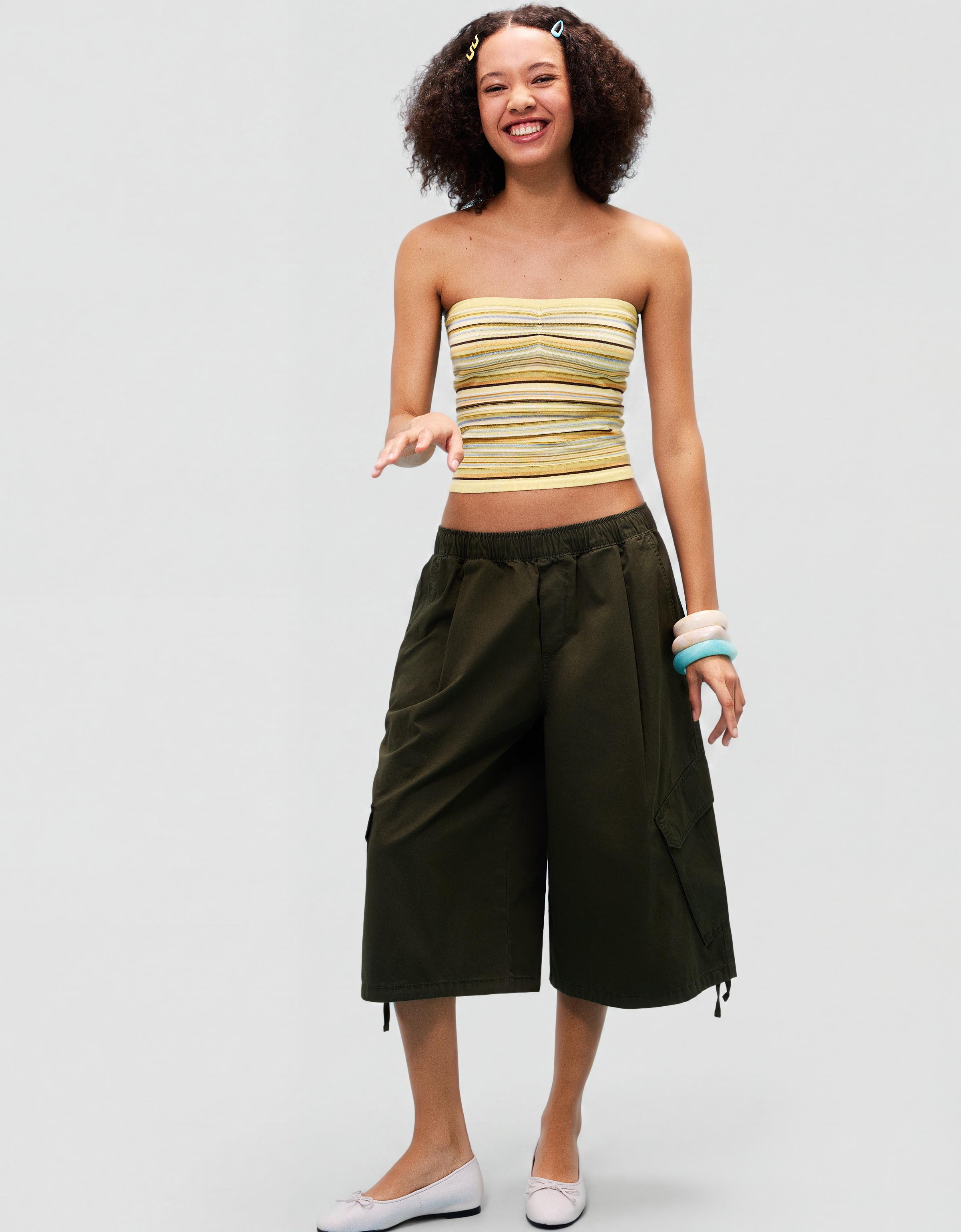 Çizgili bandeau top - Görsel 25