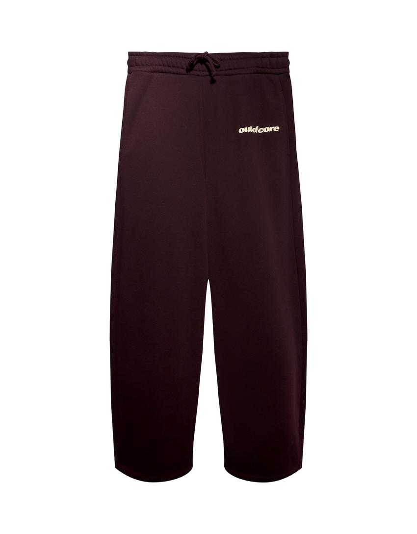 Pantalon molleton ballon out of core-Bordeaux