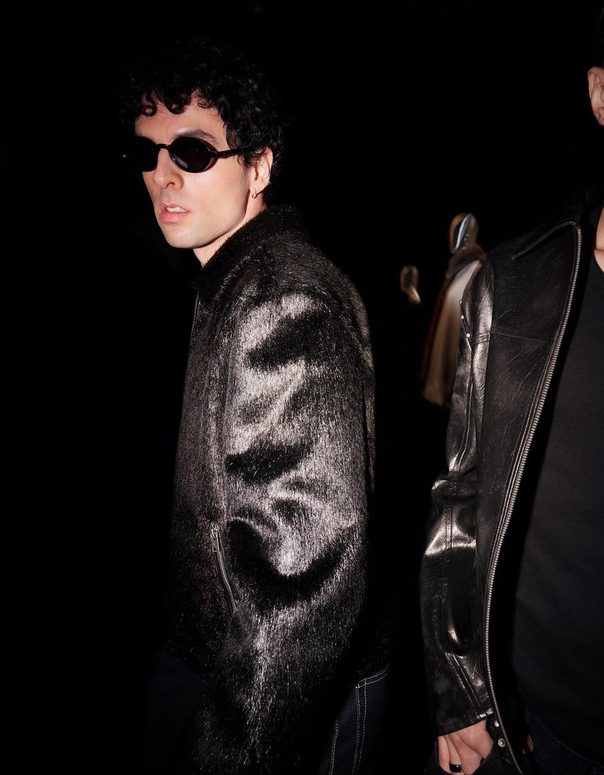 Sonnenbrille aus Kunststoff-Schwarz