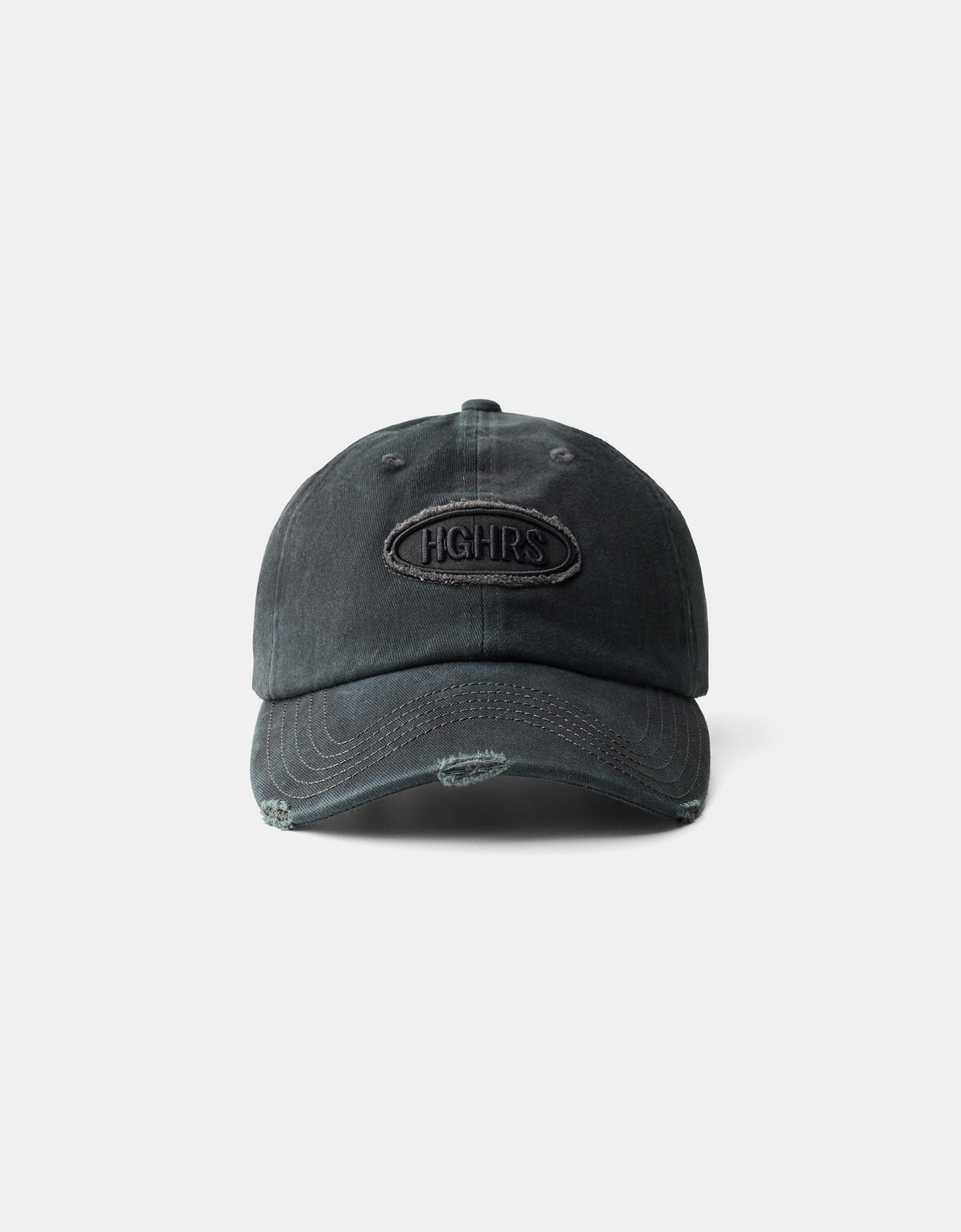 Bershka Basecap Mit Patch Herren Schwarz