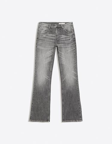 Low-rise slim fit boot-cut jeans — Grey 5