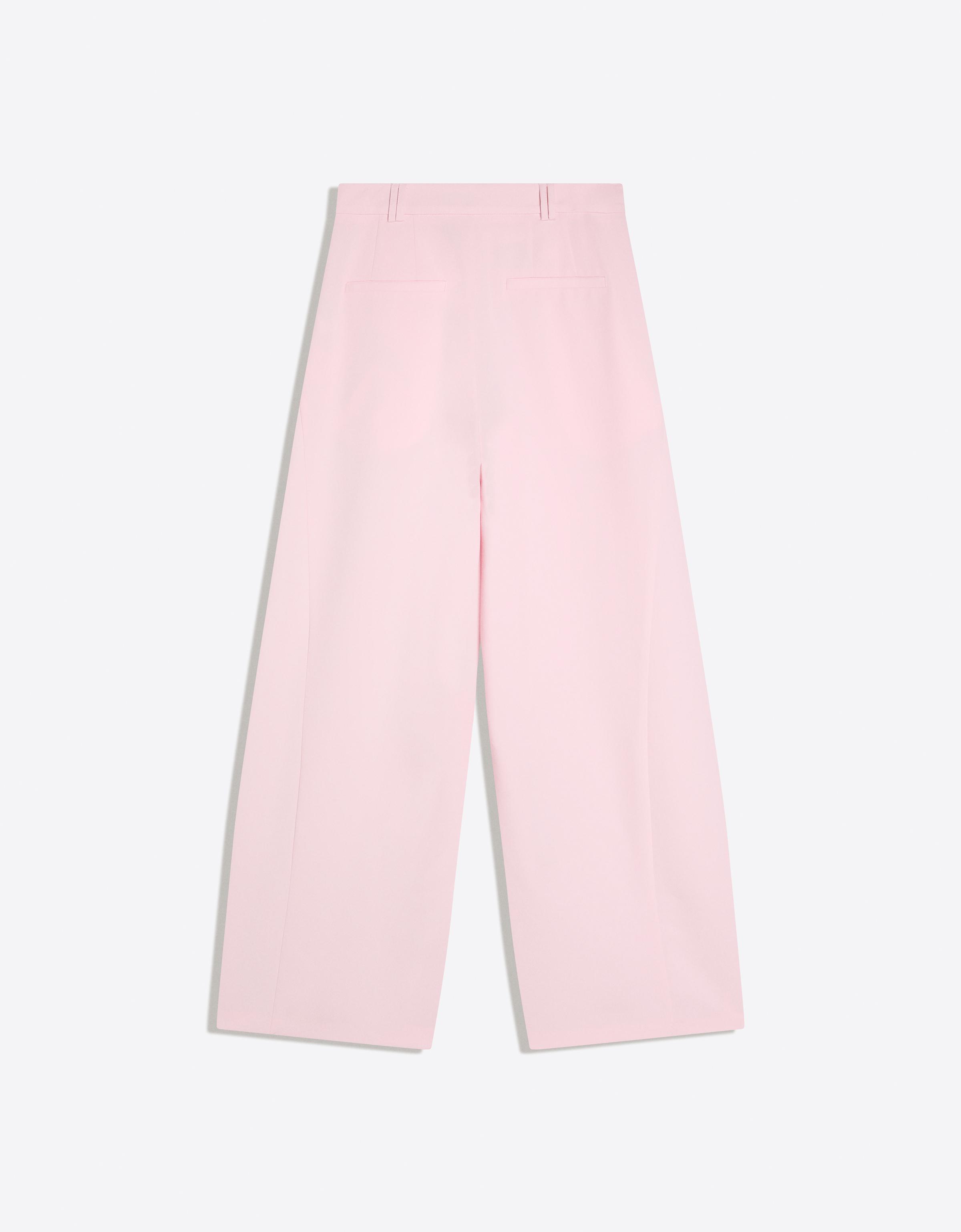 Double fabric volume trousers