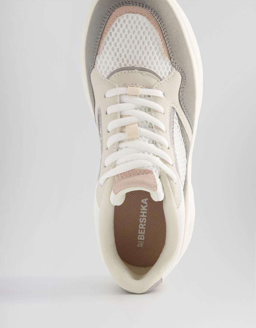 Baskets bimatière mesh-Multicouleur-2