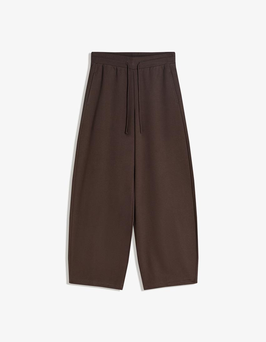 Barrel plush sweatshirt and trousers set-Barrel plush sweatshirt and trousers set