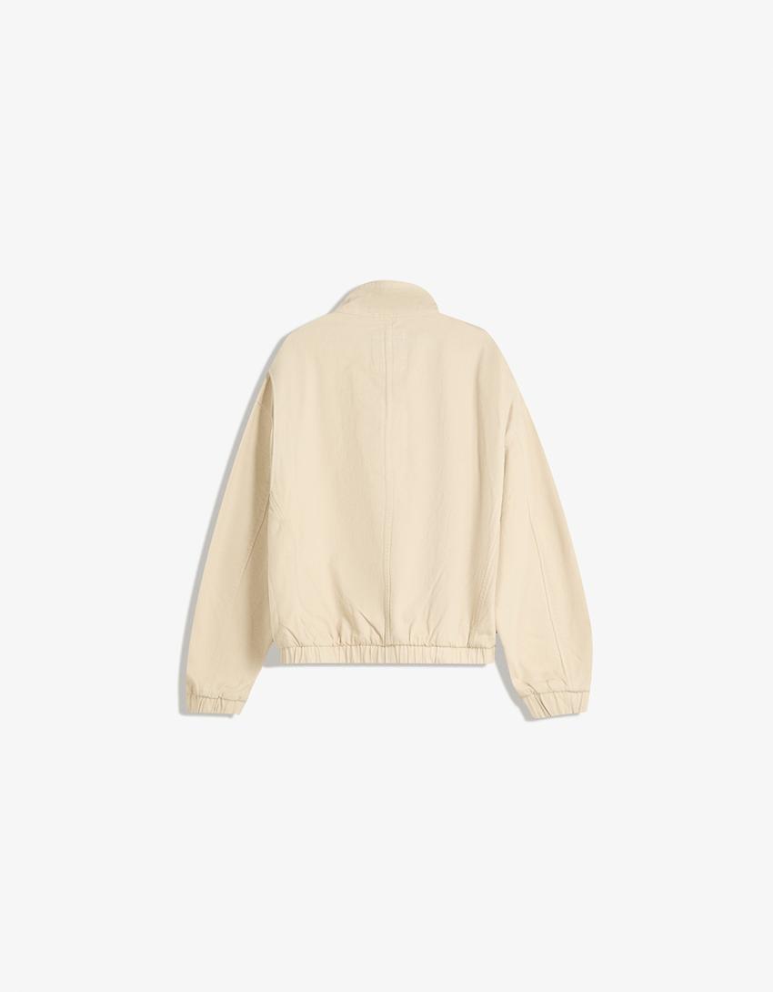 Jacket with pockets-Camel-6