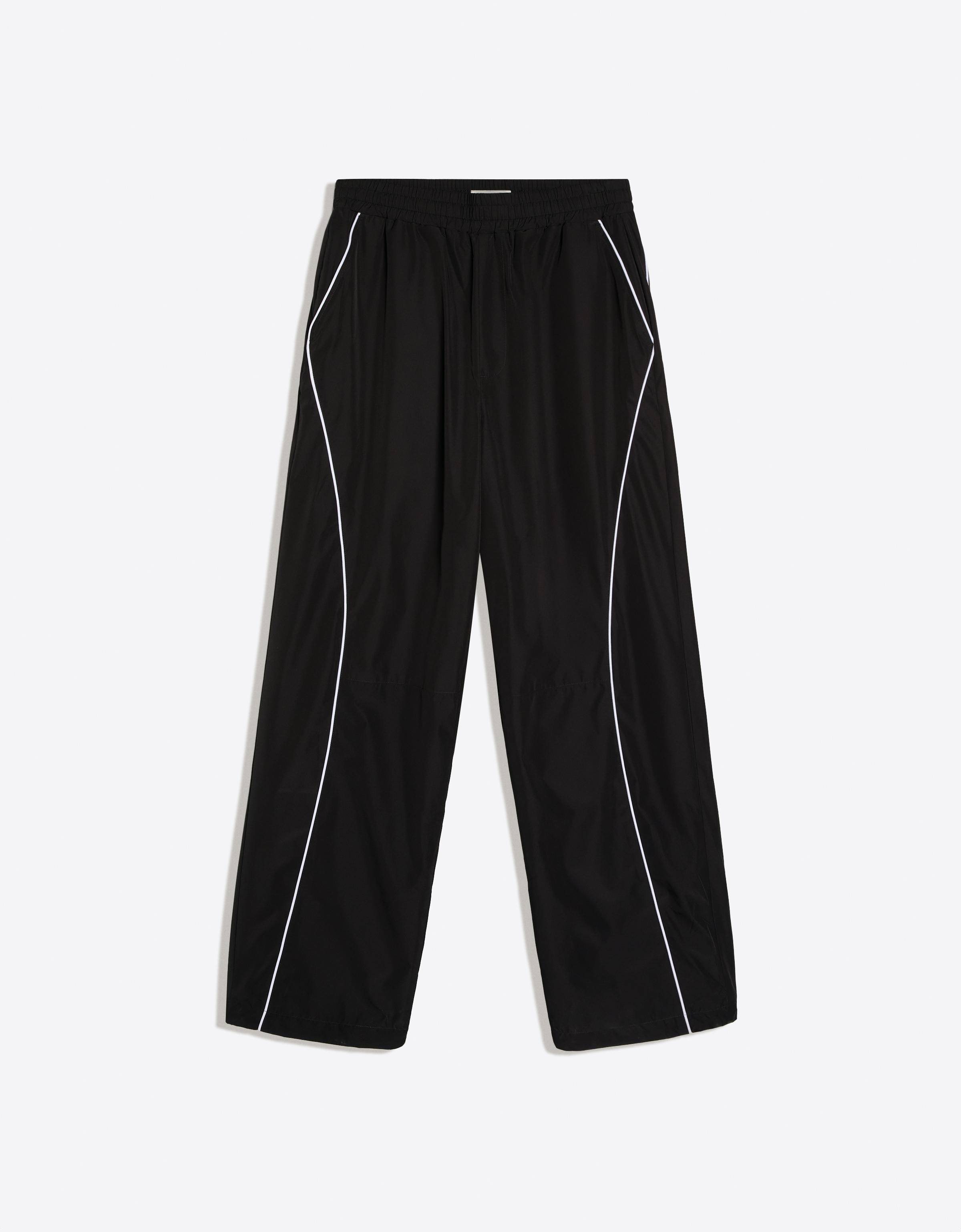 Technical baggy trousers — Black
