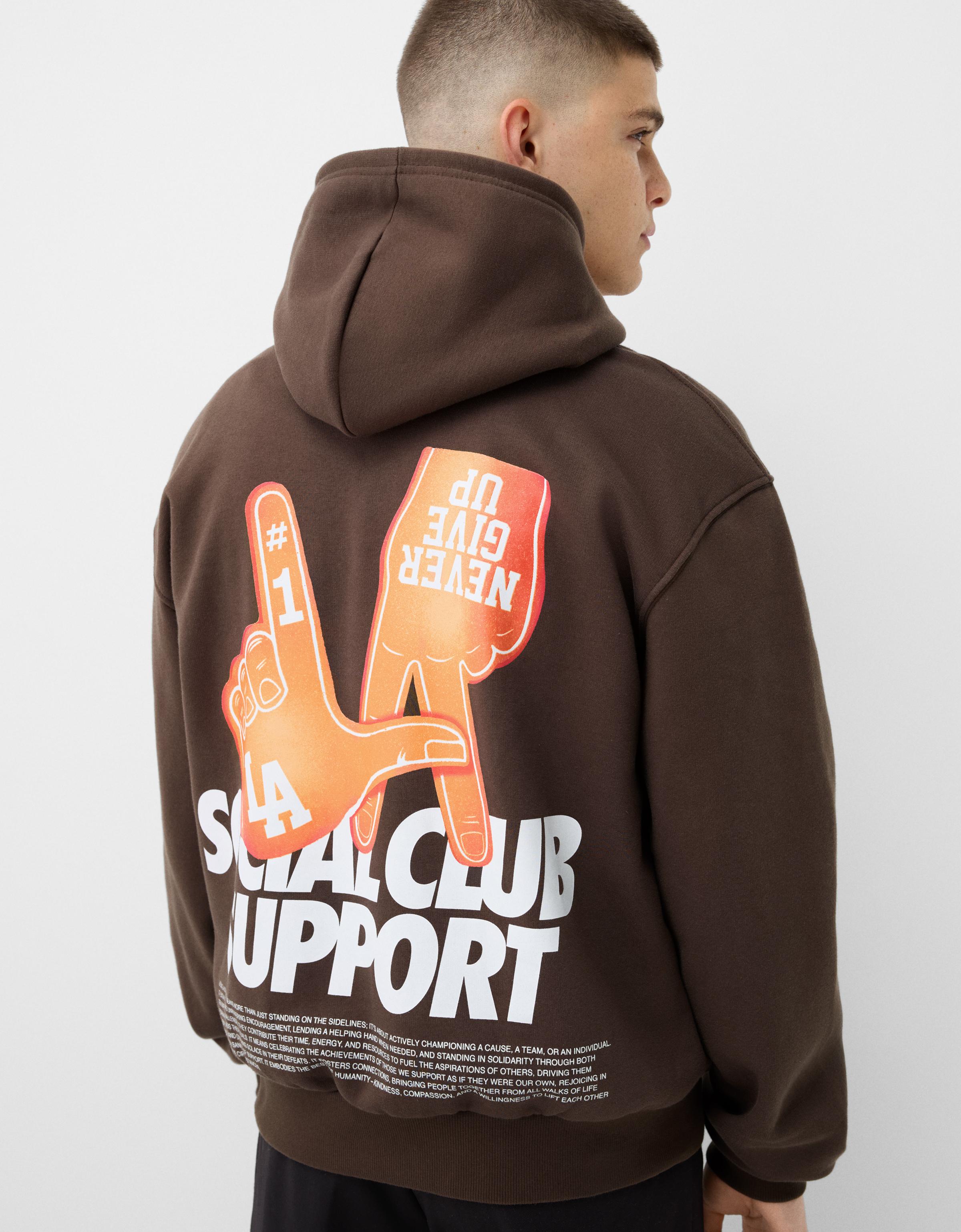 Bershka oversized hoodie online