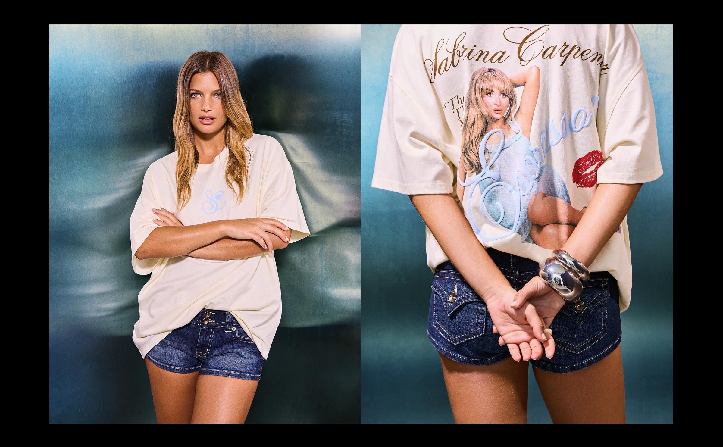 Short sleeve Sabrina Carpenter print T-shirt