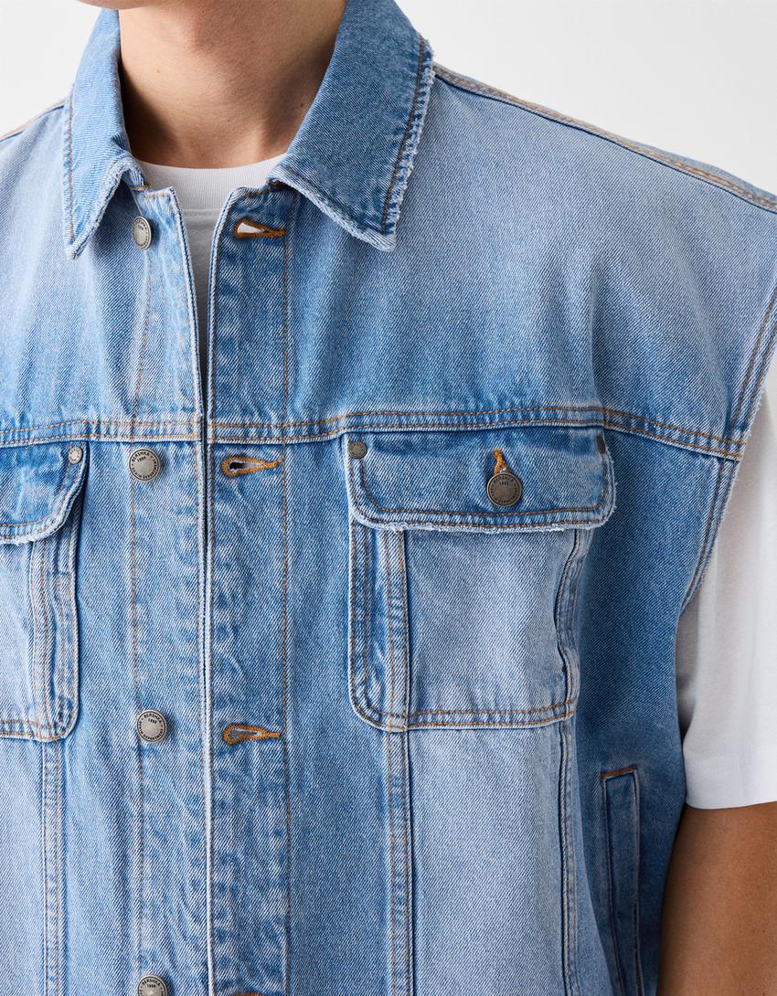 جاكيت فيست دنيم-أزرق فاتح-5