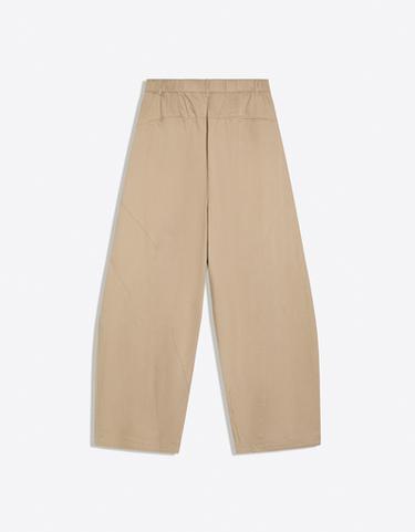 Darted barrel leg trousers — Grey 6