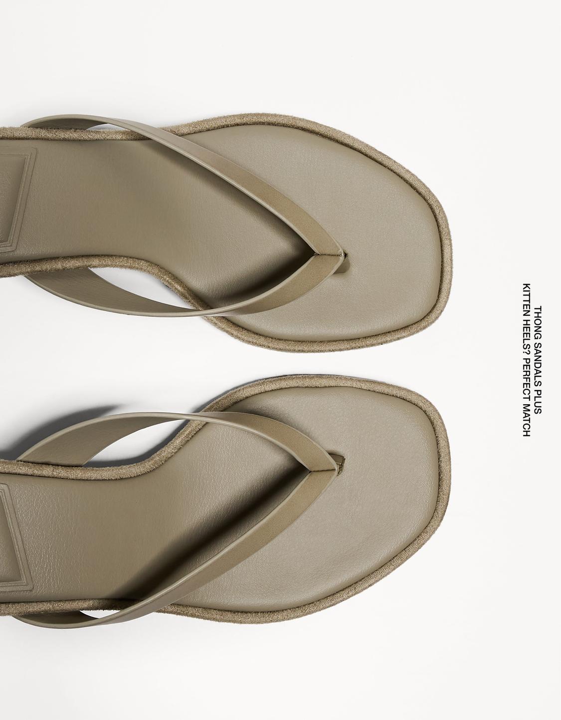 Kitten heel sandals