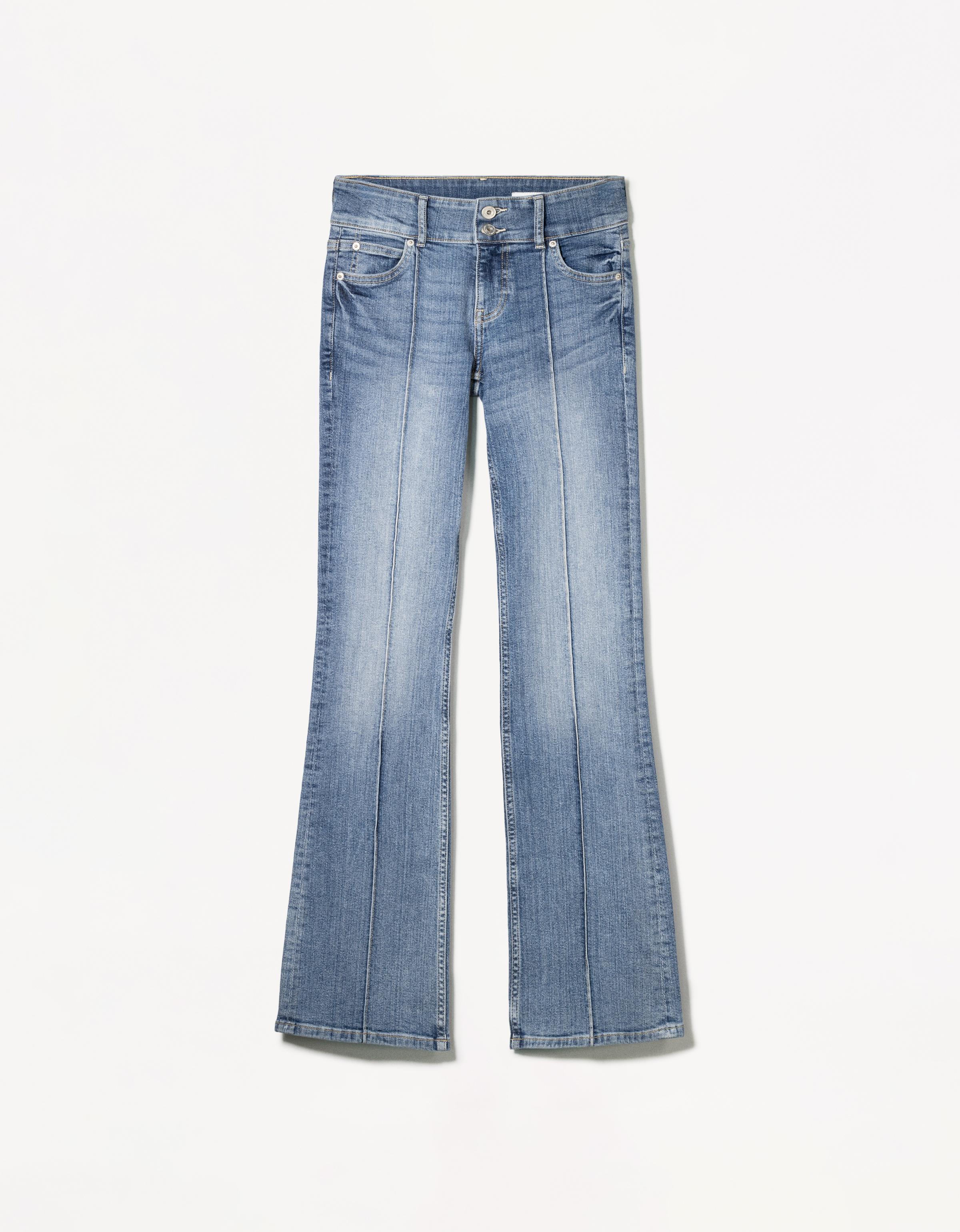 Low-rise bootcut jeans - Pants - BSK Teen | Bershka Low-rise bootcut jeans - Pants - BSK Teen | Bershka