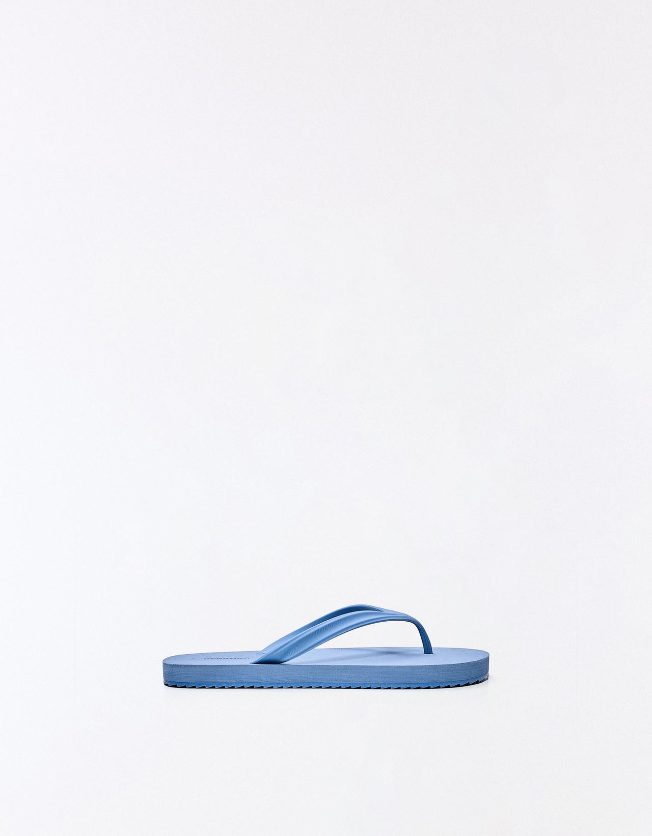 BASIC THONG SANDALS — BLUE