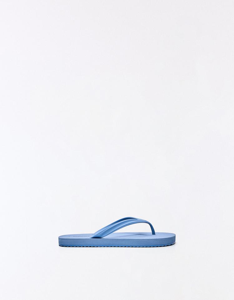 BASIC THONG SANDALS — BLUE
