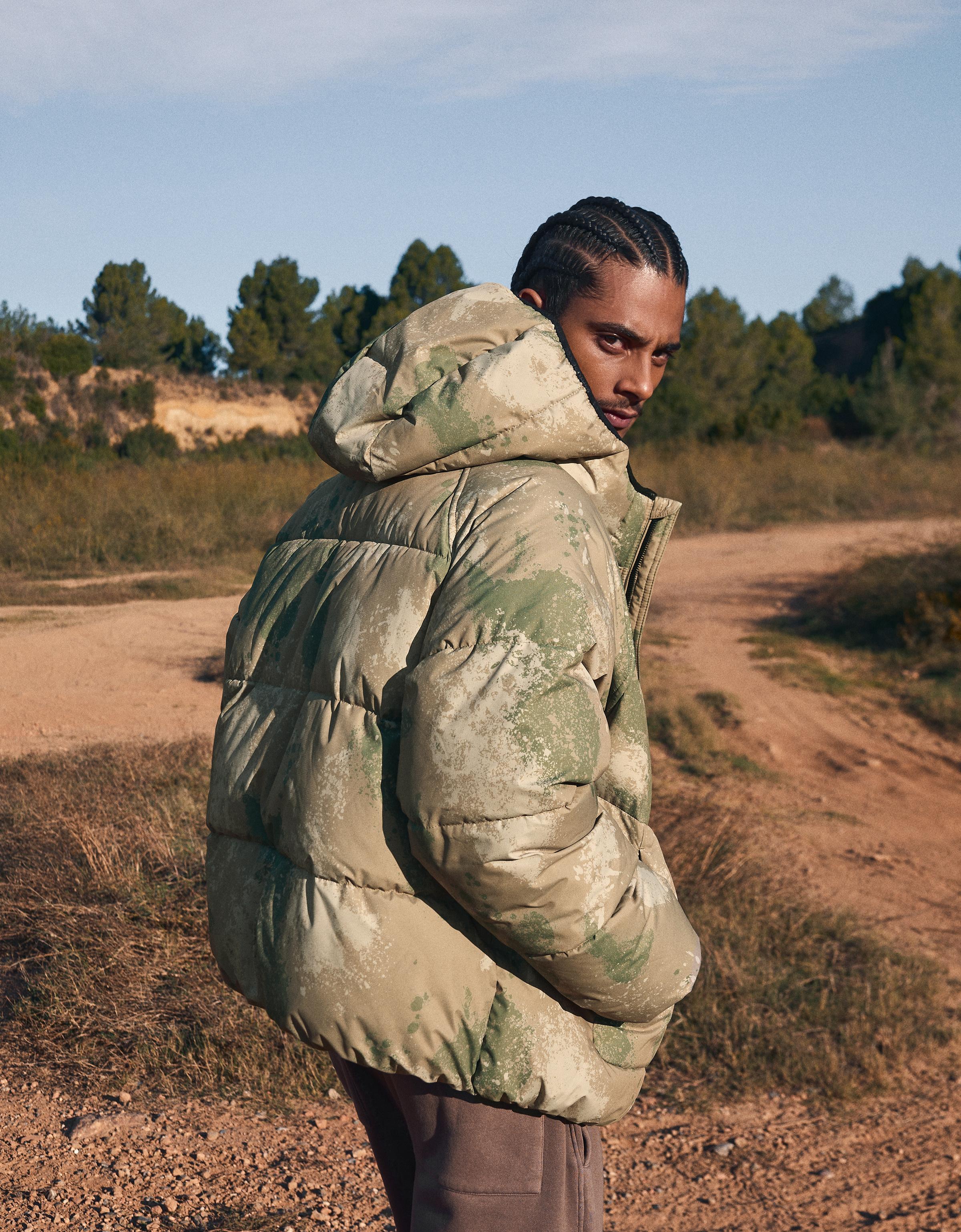 Hooded puffer jacket
