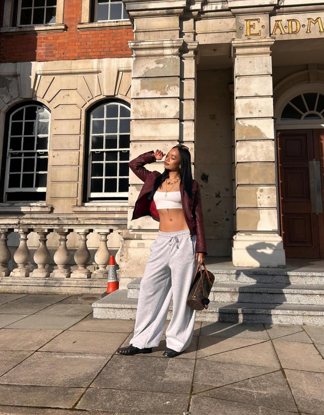 Plush barrel trousers