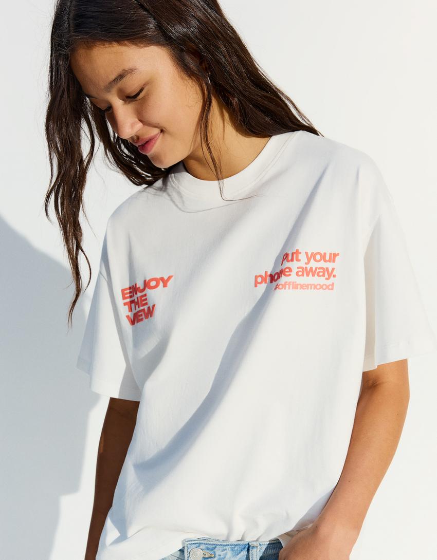 Short sleeve T-shirt-Off white