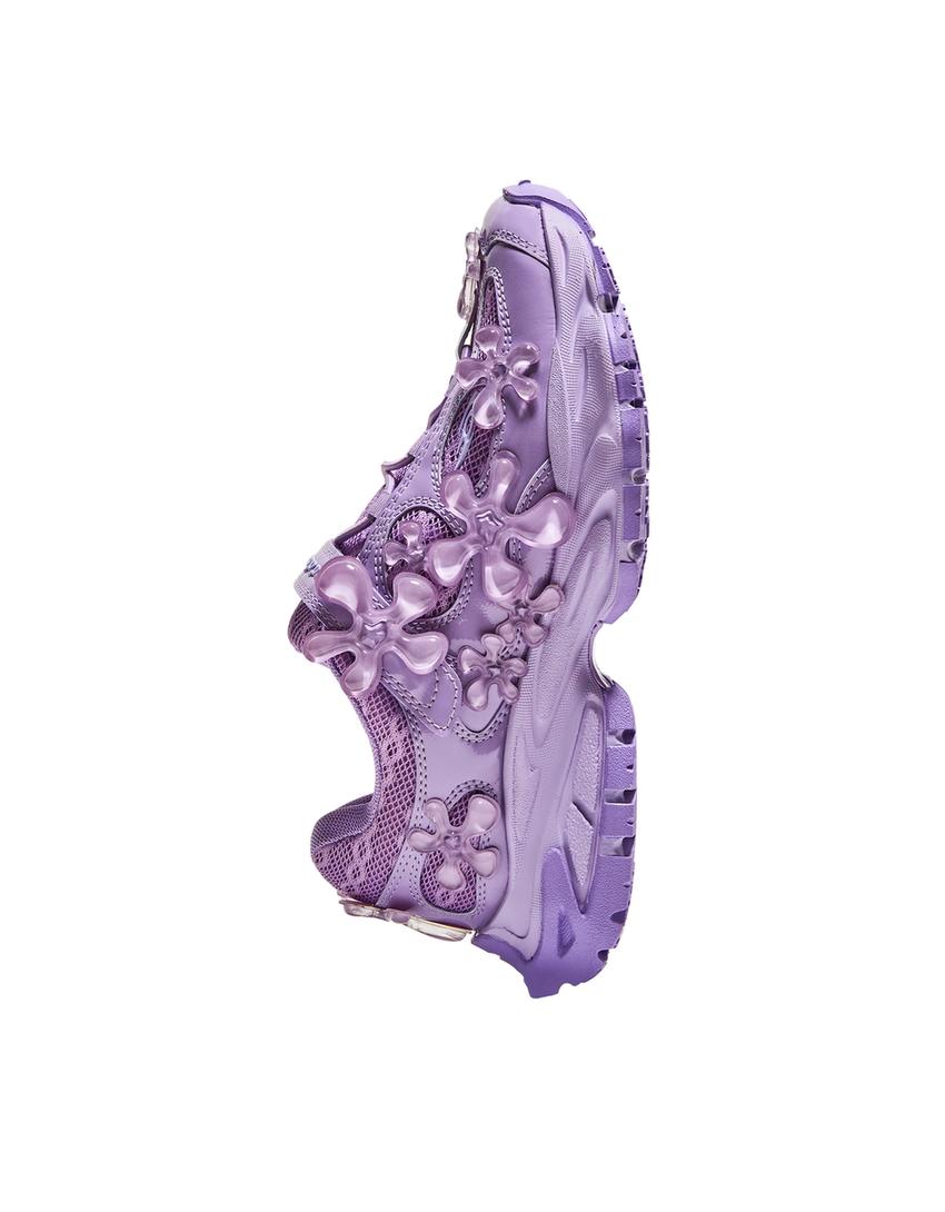 Floral sneakers out of core-Violet-3