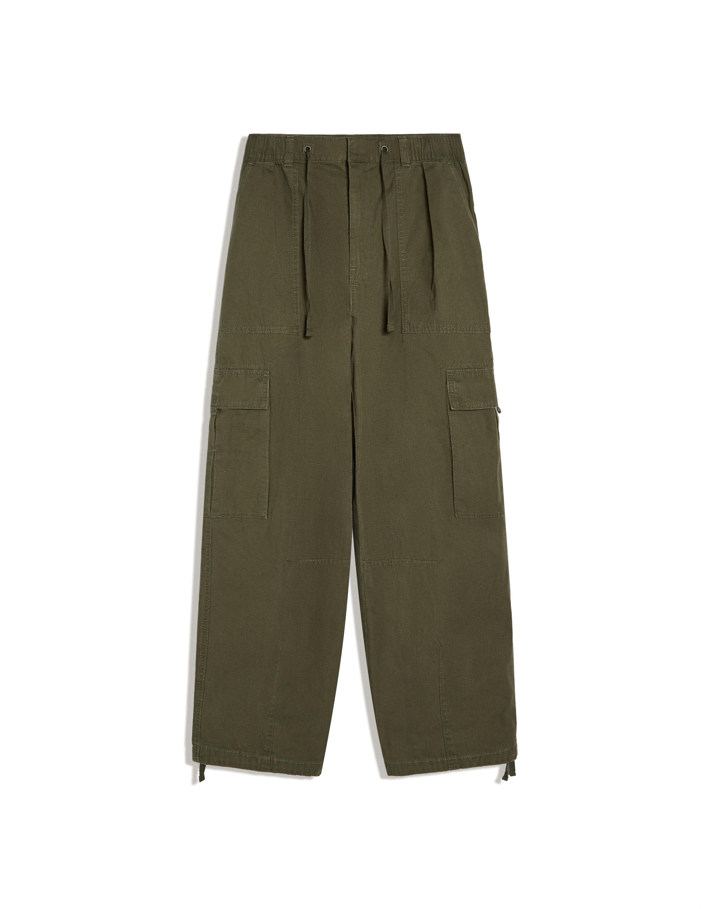 Baggy cargo trousers — Khaki