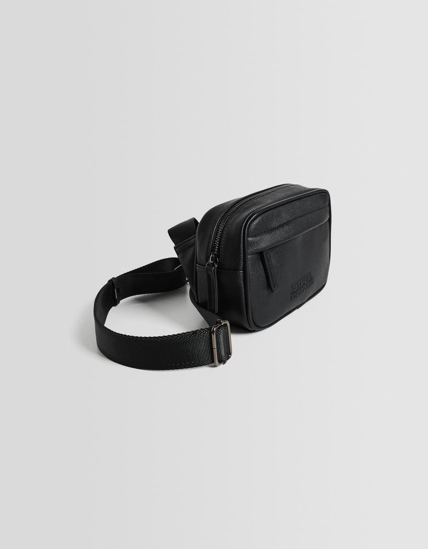 Sac bandoulière sac banane-Noir-3