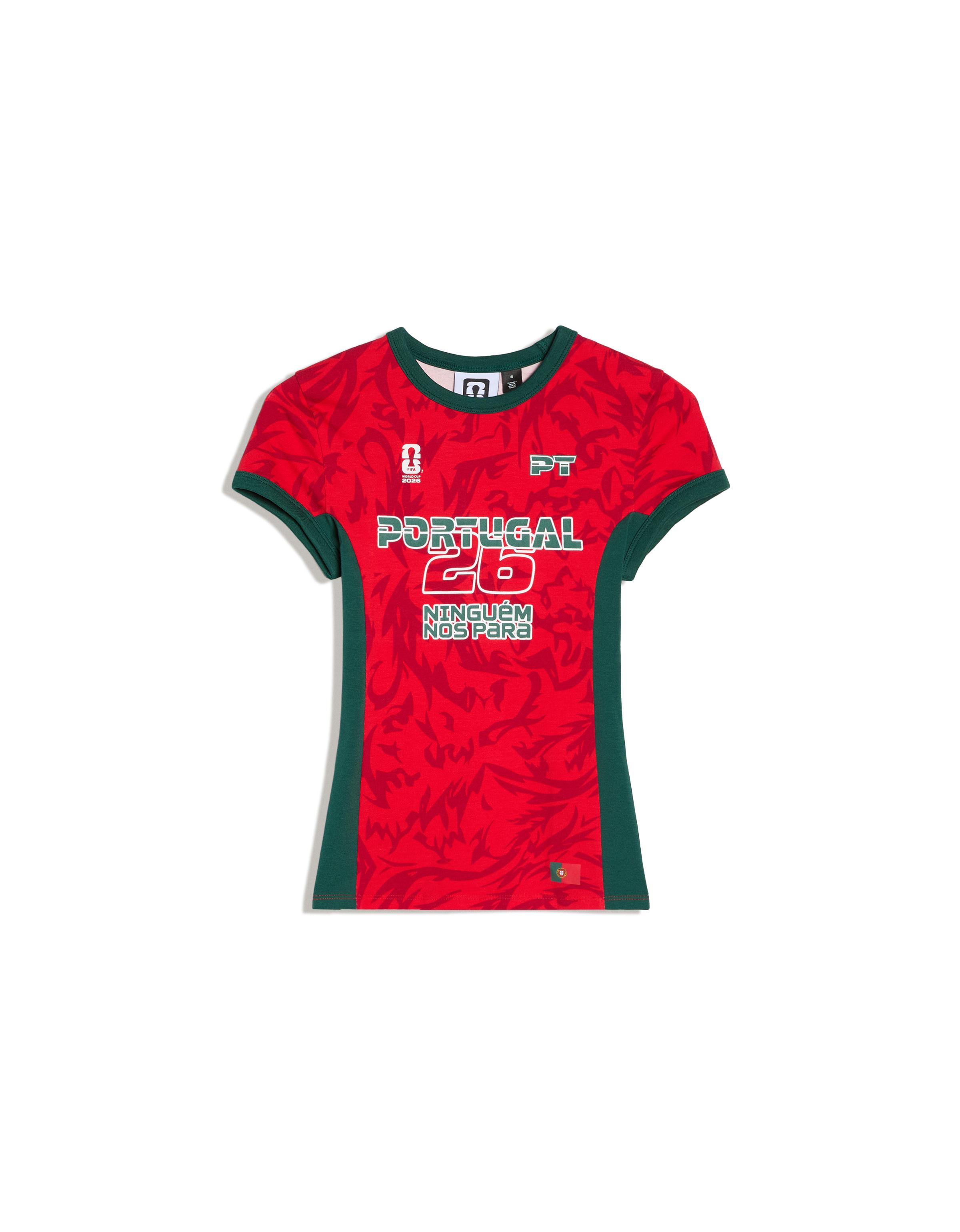Portugal FIFA WORLD CUP™ round neck T-shirt — Red